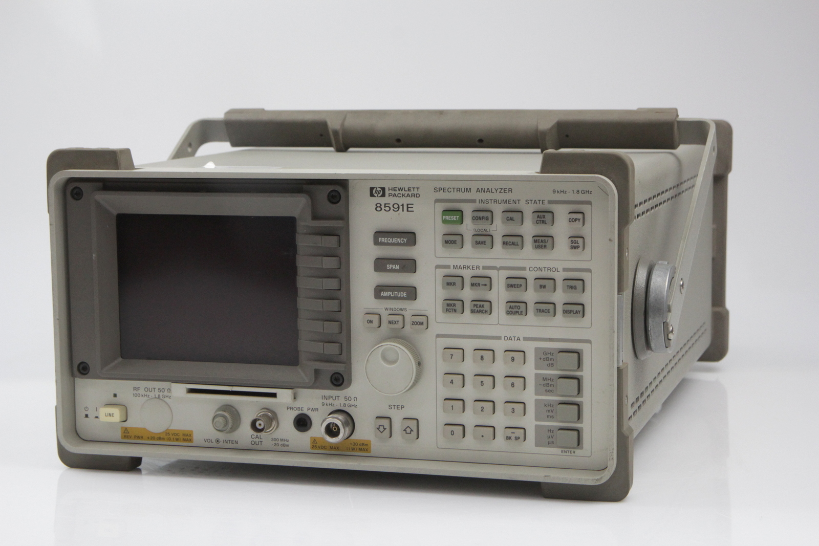 Hp Agilent Spectrum Analyzer Hp 8591e Hp8591e 9khz 1 8ghz Opt021 Ebay